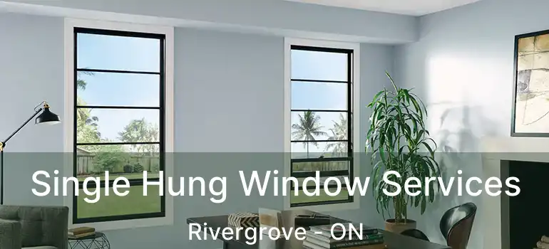  Single Hung Window Services Rivergrove - ON