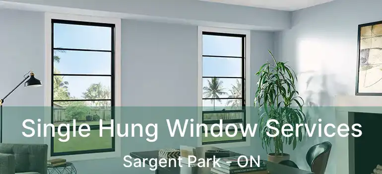  Single Hung Window Services Sargent Park - ON
