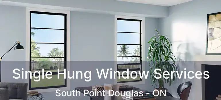  Single Hung Window Services South Point Douglas - ON
