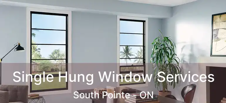  Single Hung Window Services South Pointe - ON