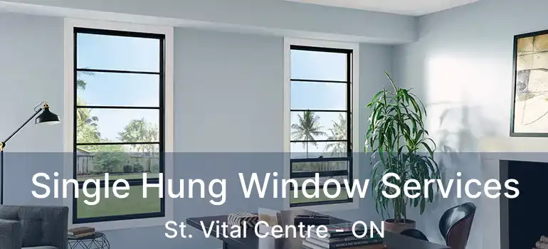  Single Hung Window Services St. Vital Centre - ON