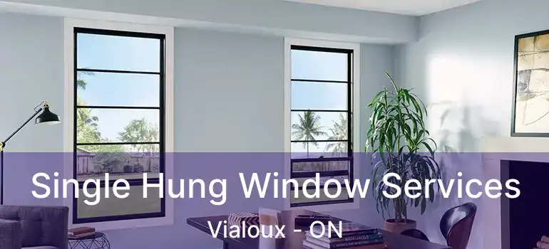  Single Hung Window Services Vialoux - ON