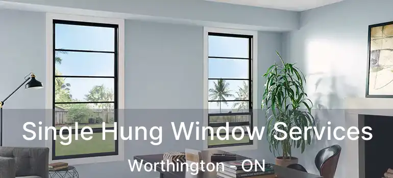  Single Hung Window Services Worthington - ON