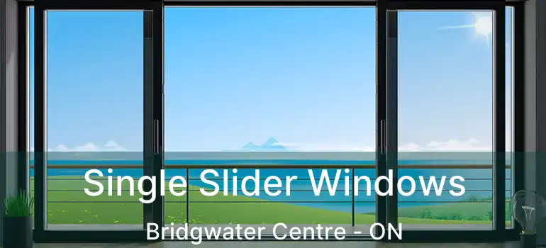  Single Slider Windows Bridgwater Centre - ON