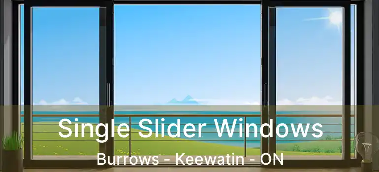  Single Slider Windows Burrows - Keewatin - ON
