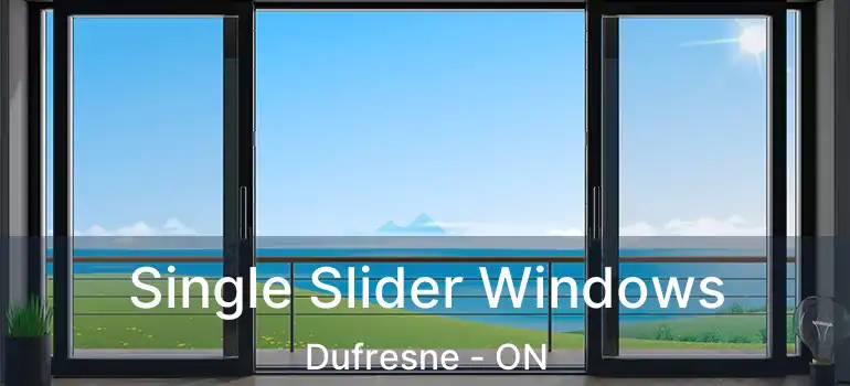  Single Slider Windows Dufresne - ON
