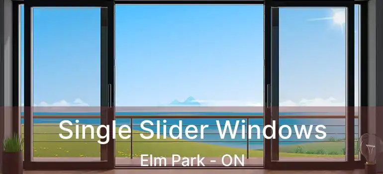  Single Slider Windows Elm Park - ON