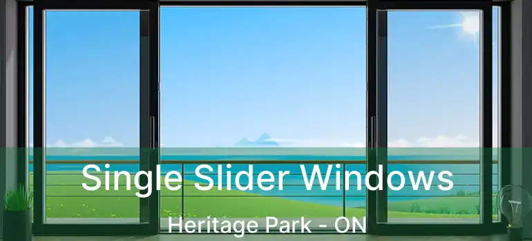  Single Slider Windows Heritage Park - ON