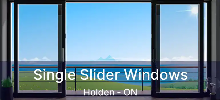  Single Slider Windows Holden - ON