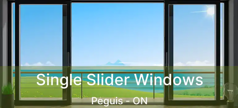  Single Slider Windows Peguis - ON