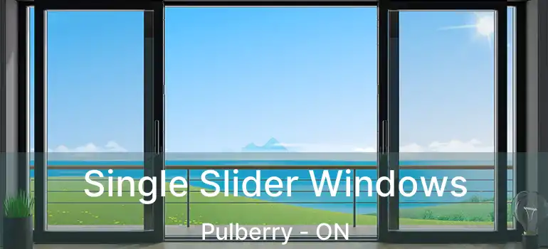  Single Slider Windows Pulberry - ON