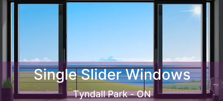  Single Slider Windows Tyndall Park - ON