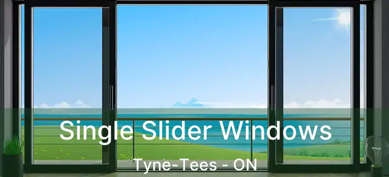  Single Slider Windows Tyne-Tees - ON