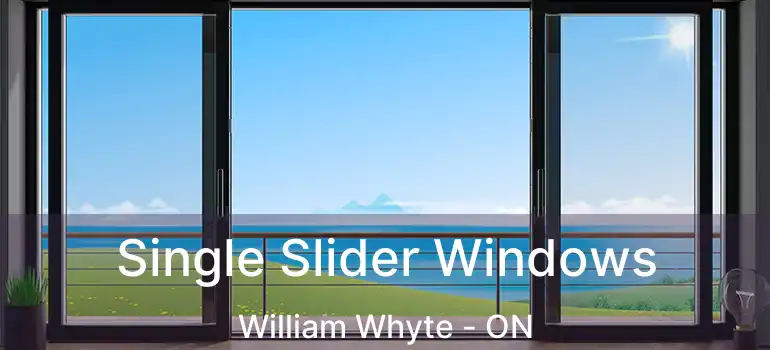  Single Slider Windows William Whyte - ON