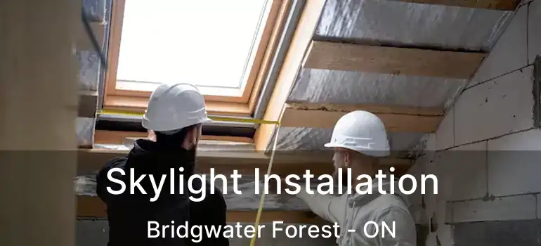  Skylight Installation Bridgwater Forest - ON