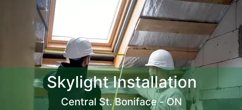  Skylight Installation Central St. Boniface - ON