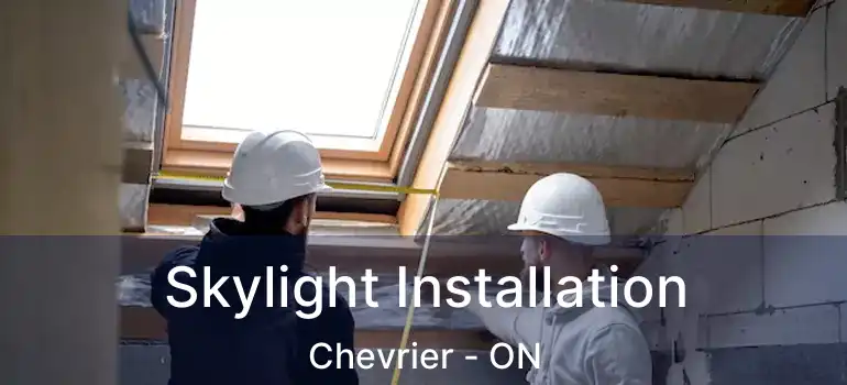  Skylight Installation Chevrier - ON