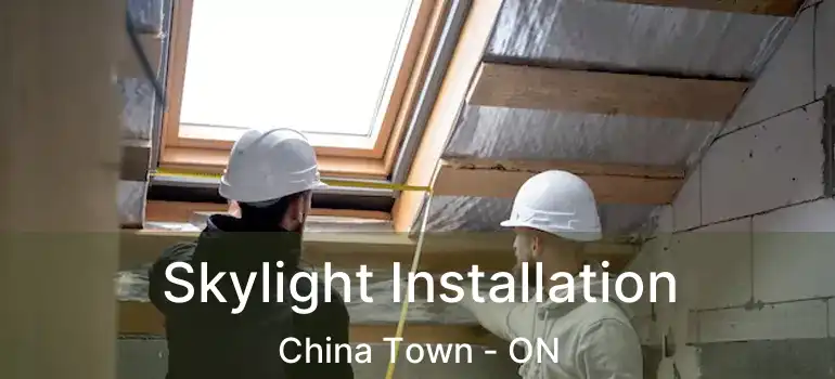  Skylight Installation China Town - ON