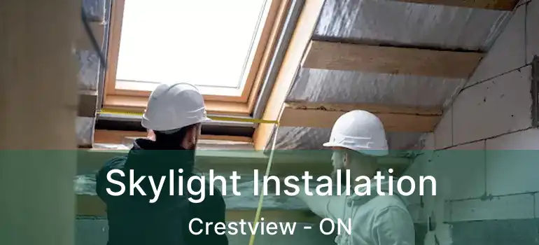  Skylight Installation Crestview - ON