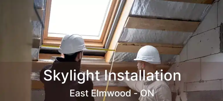  Skylight Installation East Elmwood - ON