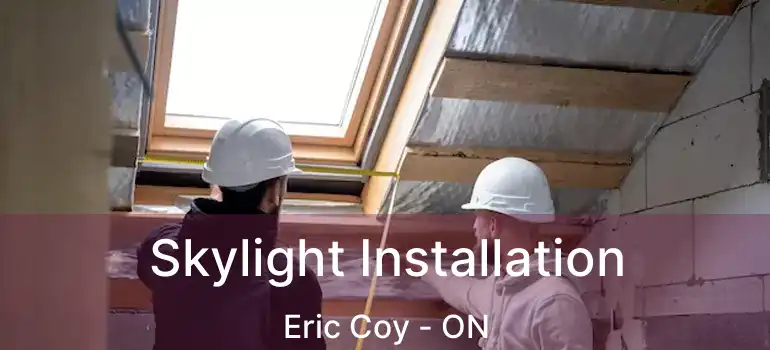 Skylight Installation Eric Coy - ON