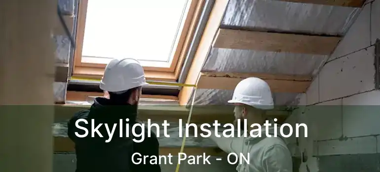  Skylight Installation Grant Park - ON