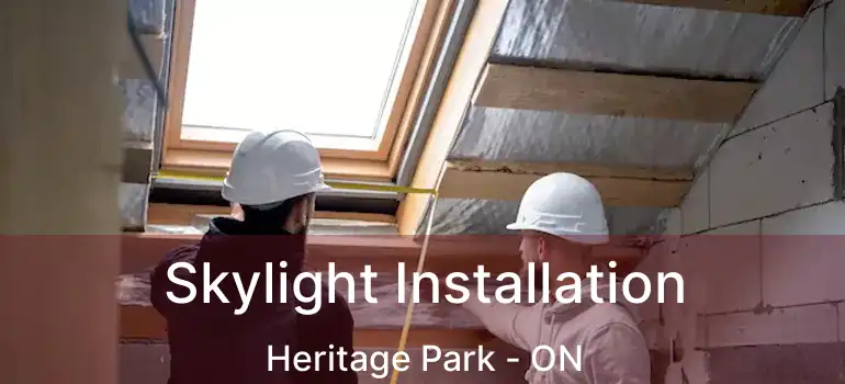  Skylight Installation Heritage Park - ON