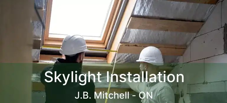  Skylight Installation J.B. Mitchell - ON
