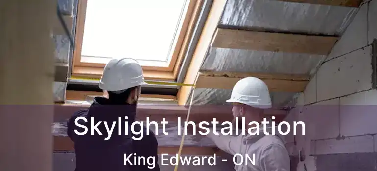  Skylight Installation King Edward - ON