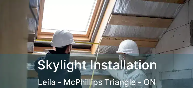  Skylight Installation Leila - McPhillips Triangle - ON