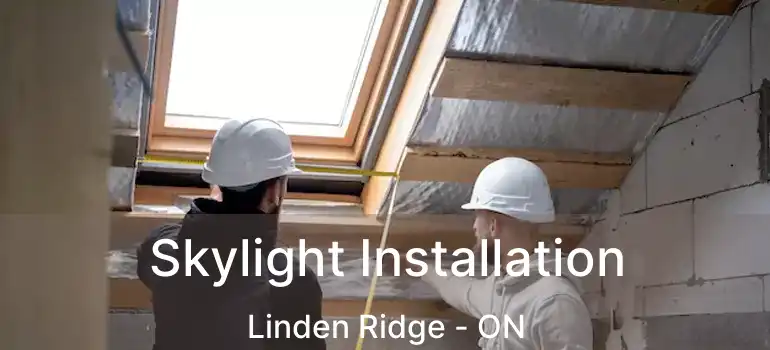  Skylight Installation Linden Ridge - ON