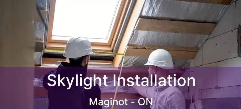  Skylight Installation Maginot - ON