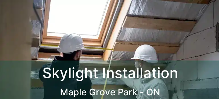  Skylight Installation Maple Grove Park - ON