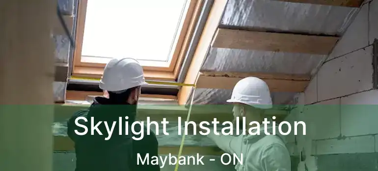  Skylight Installation Maybank - ON