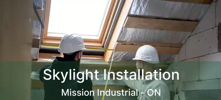  Skylight Installation Mission Industrial - ON