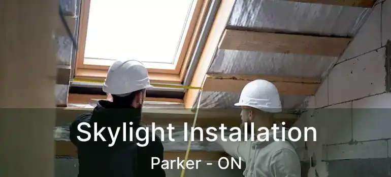  Skylight Installation Parker - ON