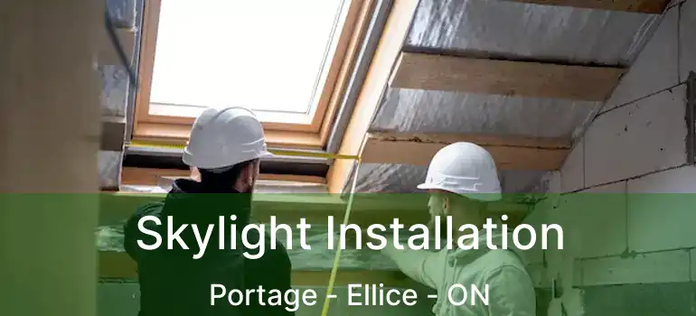  Skylight Installation Portage - Ellice - ON
