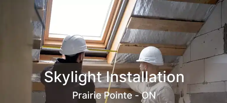  Skylight Installation Prairie Pointe - ON