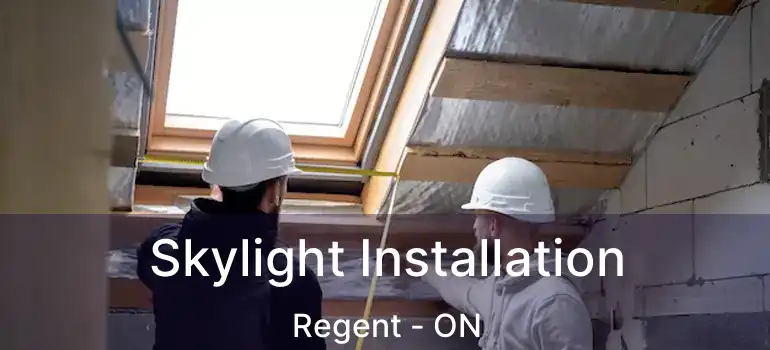  Skylight Installation Regent - ON
