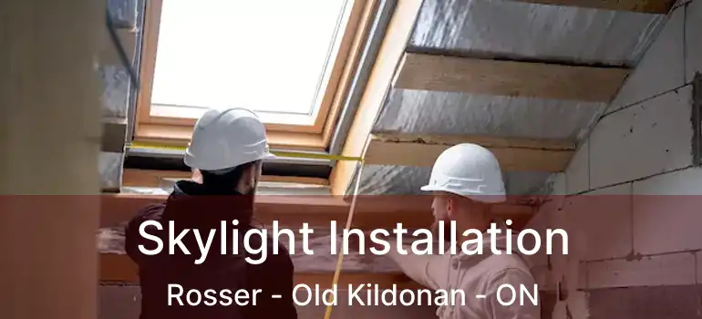  Skylight Installation Rosser - Old Kildonan - ON