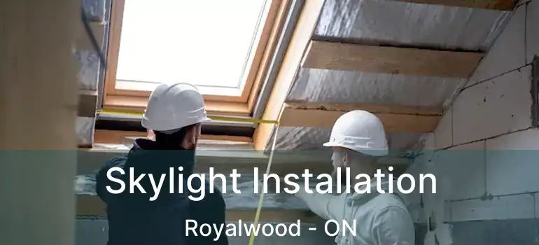  Skylight Installation Royalwood - ON