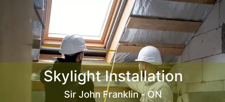  Skylight Installation Sir John Franklin - ON