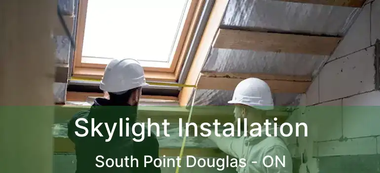  Skylight Installation South Point Douglas - ON