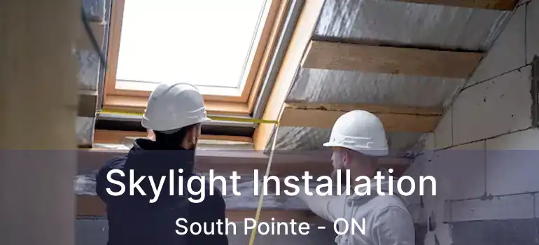  Skylight Installation South Pointe - ON