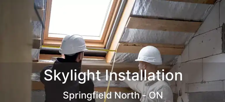  Skylight Installation Springfield North - ON