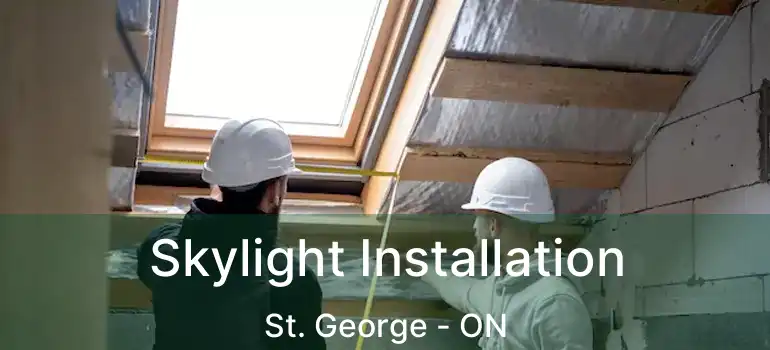  Skylight Installation St. George - ON