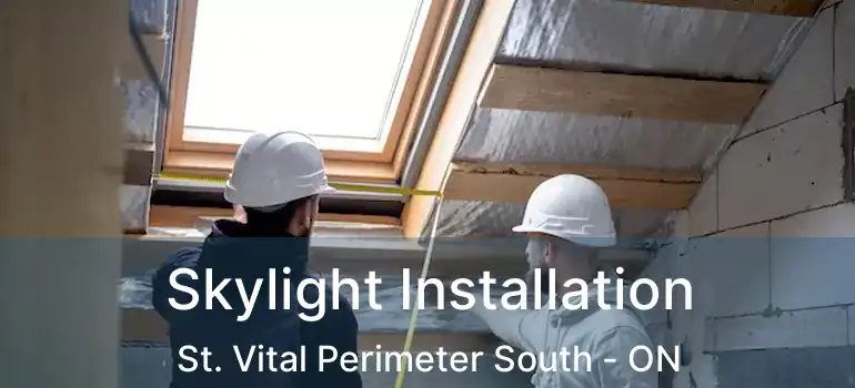  Skylight Installation St. Vital Perimeter South - ON