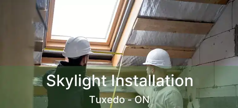  Skylight Installation Tuxedo - ON
