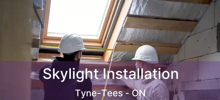  Skylight Installation Tyne-Tees - ON