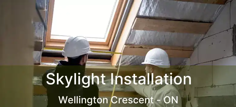  Skylight Installation Wellington Crescent - ON